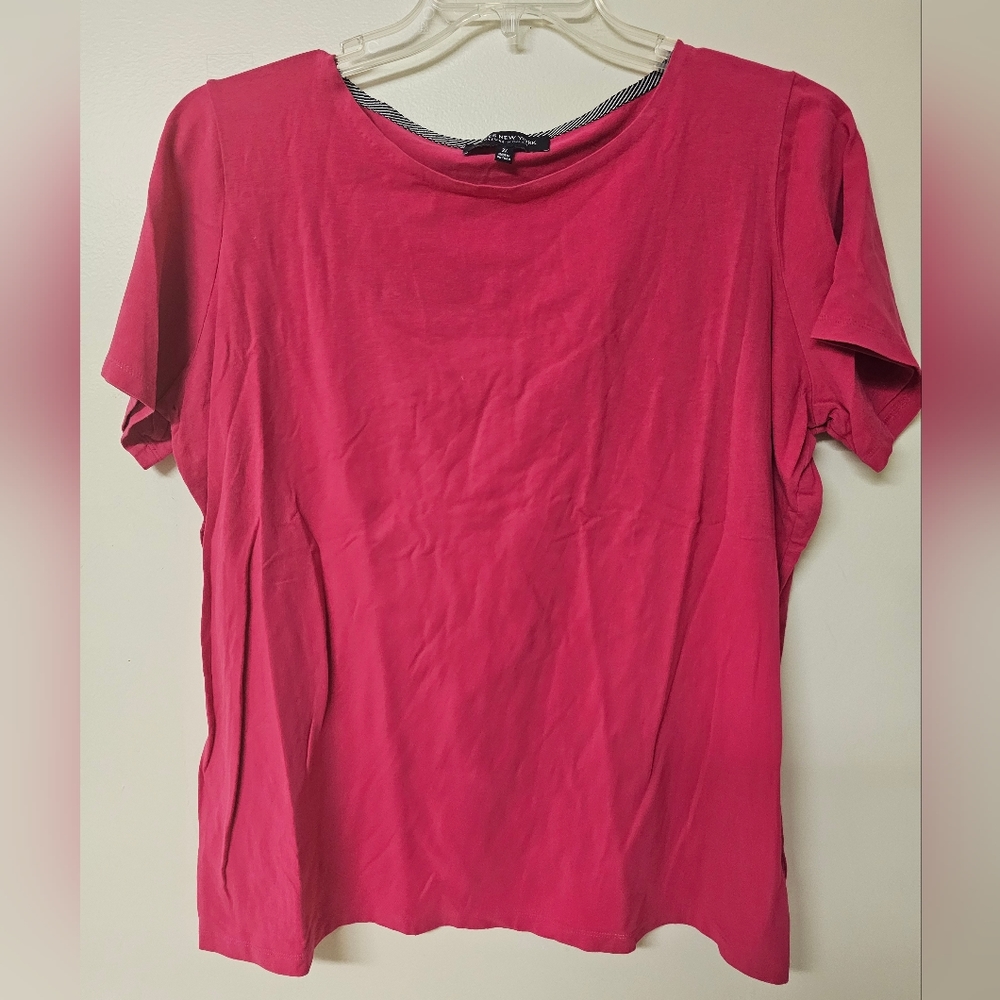 Jones New York Dark Pink Short Sleeved Shirt size 2X